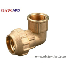 Brass PE Fitting/Elbow /Female Brass Fitting for Pipe Pipe